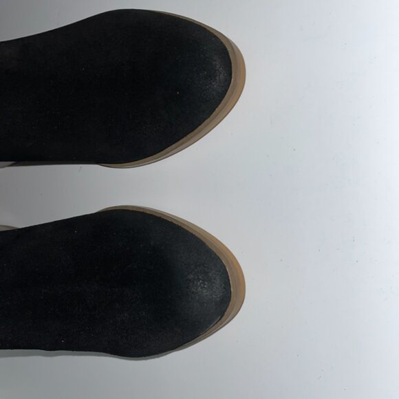 New in the Box Steve Madden Women's Lancaster Bootie in Black Suede Size 9 - Picture 4 of 6